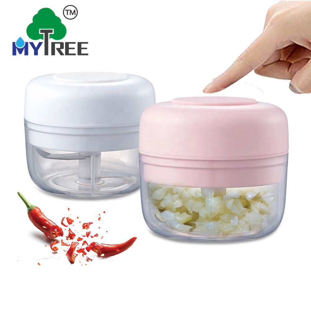 Mini Meat Onion Garlic Press Mincer Portable Plastic Multifunction Kitchen USB Rechargeable Electric Meat Mincers