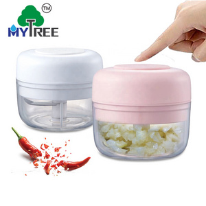 Mini Meat Onion Garlic Press Mincer Portable Plastic Multifunction Kitchen USB Rechargeable Electric Meat Mincers