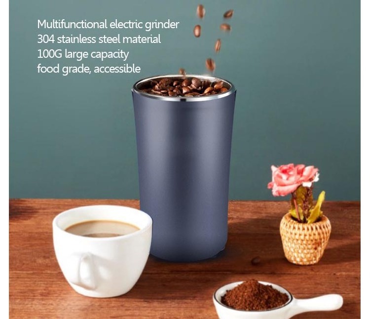 Kitchen Gadgets Portable Coffee Grinder Machine Automatic Spice Grinder Electric Dry Grain Mill Grinder for Home