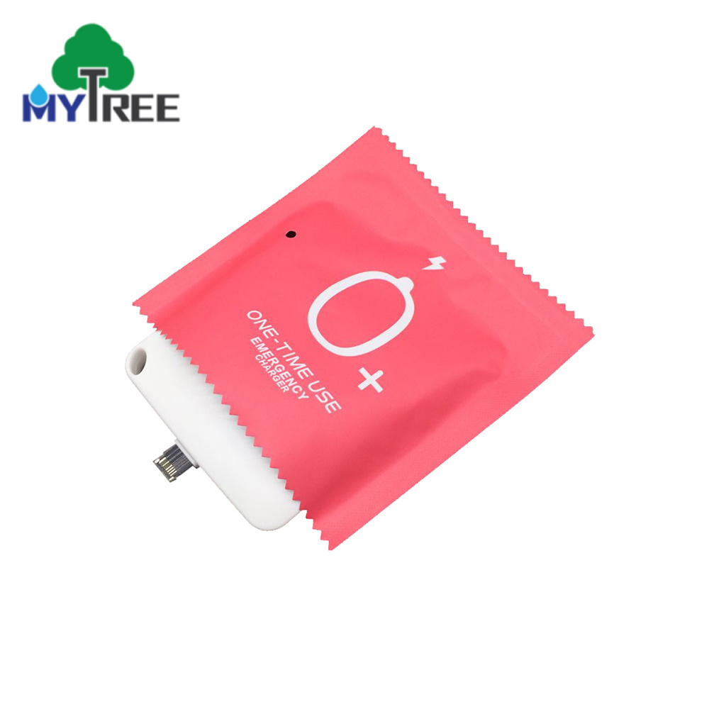 Mini Promotion Disposable Charger One Time Use Charger 1000 Mah Powerbank Disposable Power Bank