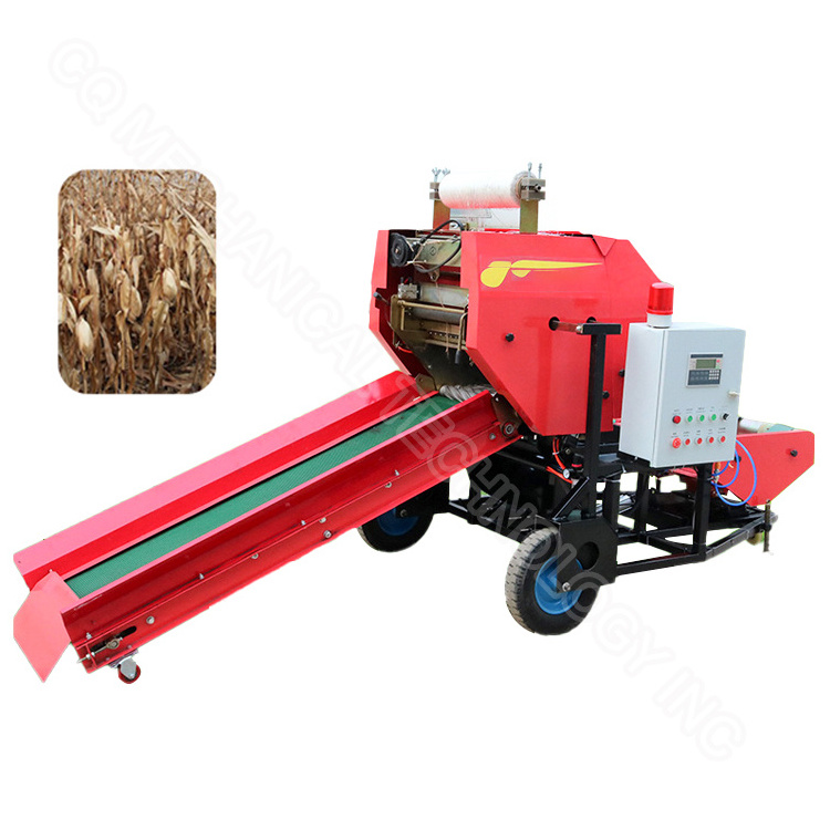 Straw square mini hay press baler for sale