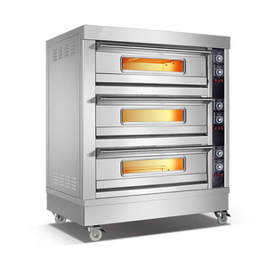 Rotating Baking Electrical Bakery Hot Air Circulation Oven