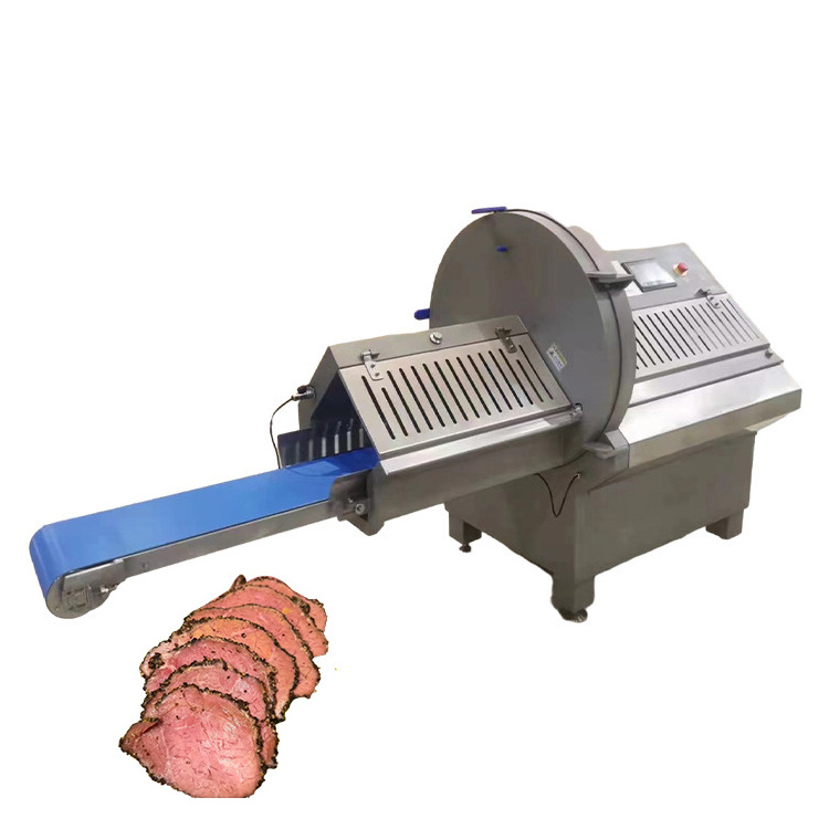 Horizontal Chicken Breast Slicing Slicer Machine frozen Meat Chopper