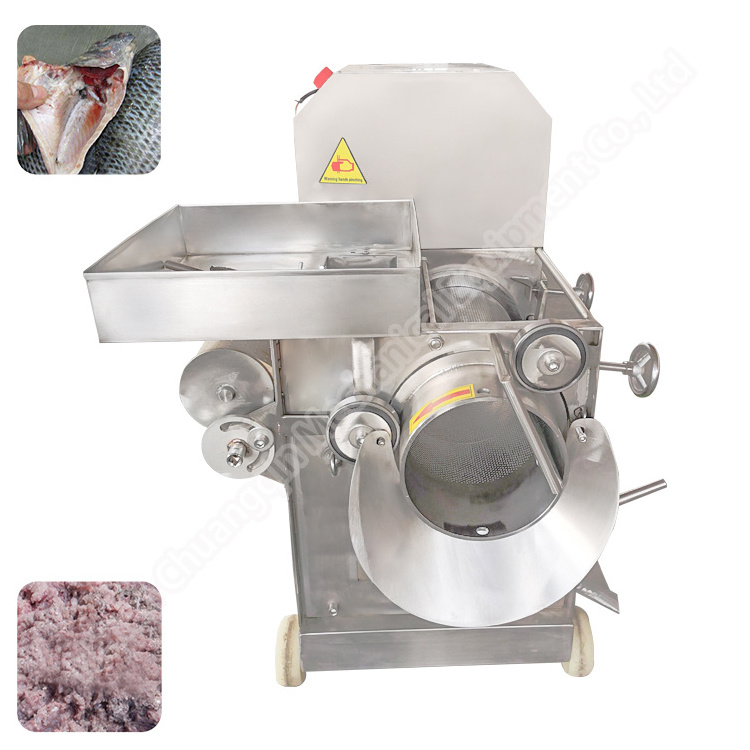 Fish Meat Mincer And Separator Machine Automatic Shrimp Grinding Machine Fish Waste Processing Machine