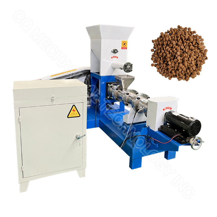 Pet food single parts floating machine small fish feed pellet mill making extruder