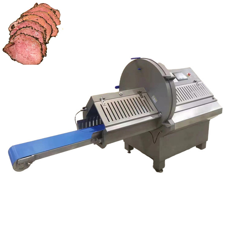 Horizontal Chicken Breast Slicing Slicer Machine frozen Meat Chopper