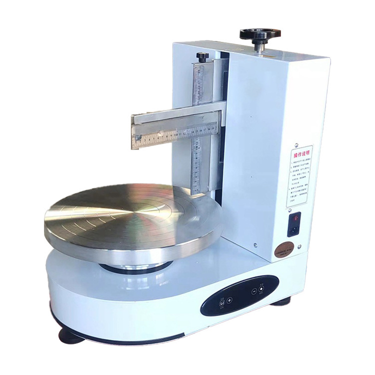 Cake Smoothing Machine With Standard Ruler Cake Cream Spreader Machine Hy001 Better Cake Cream Coating Spreading Machine