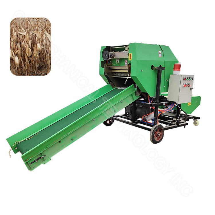 Straw square mini hay press baler for sale