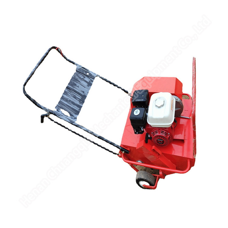 Permeate Water Gasoline Engine Puncher Protecting Aerator garden Machinery Aeration Machine hand Push Lawn Punching Equipment