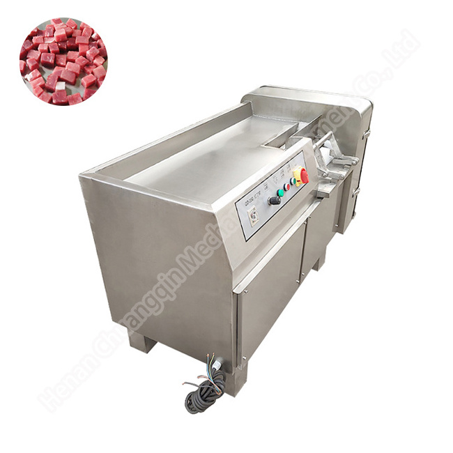 Chicken And Duck Meat Divide Machine frozen meat diced and cutter machine Fresh Beef Cube Cutting Machine