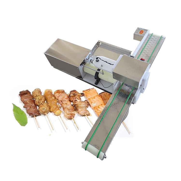 Shish Kebab Machine Automatic Kebab Sausage Skewer Machine Manual Satay Meat Kebab Skewer Grill Machine