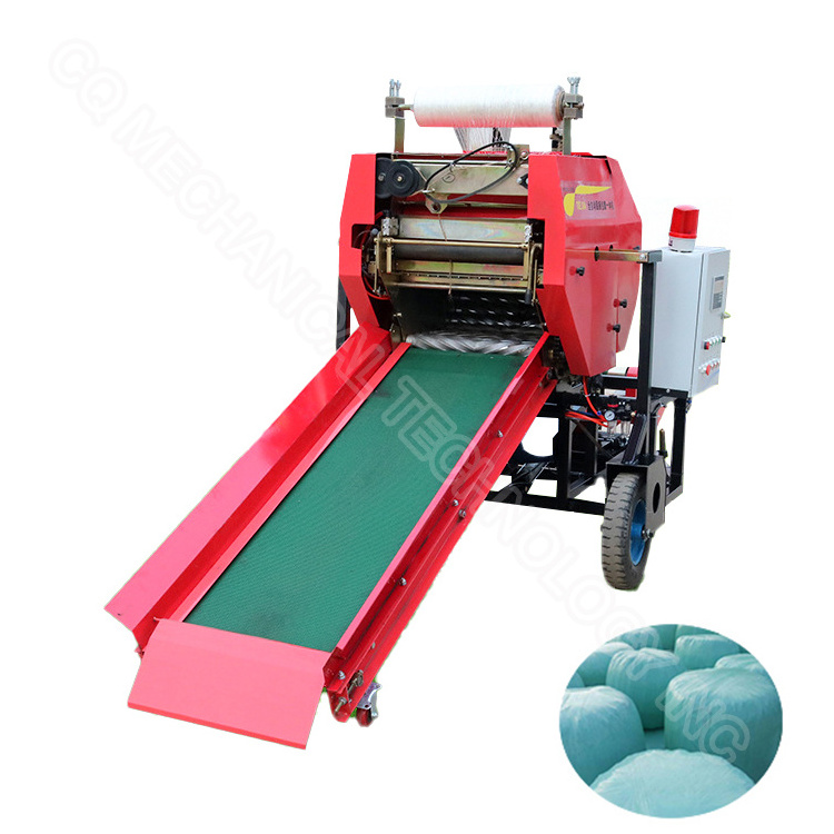 Round machine hay straw square baler