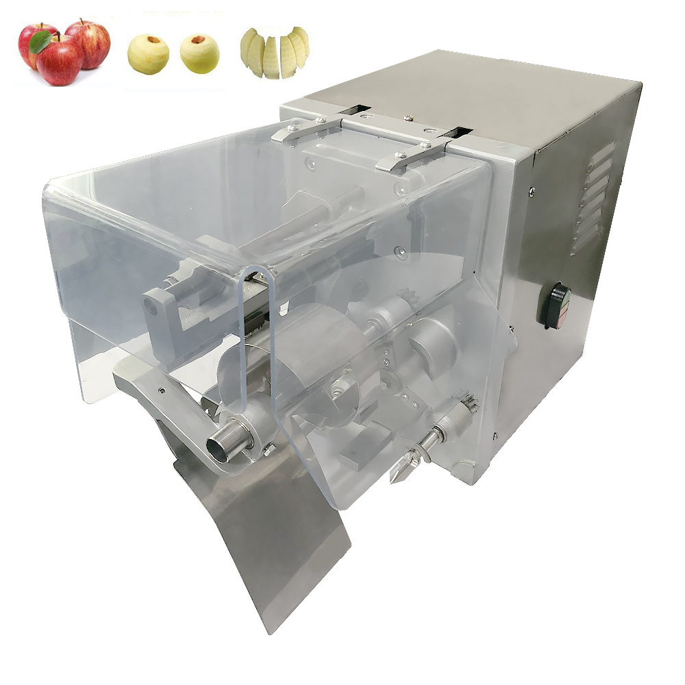 Kiwi Peeling Machine Automatic Apple Slicer Machine Stainless Steel Apple Cutter