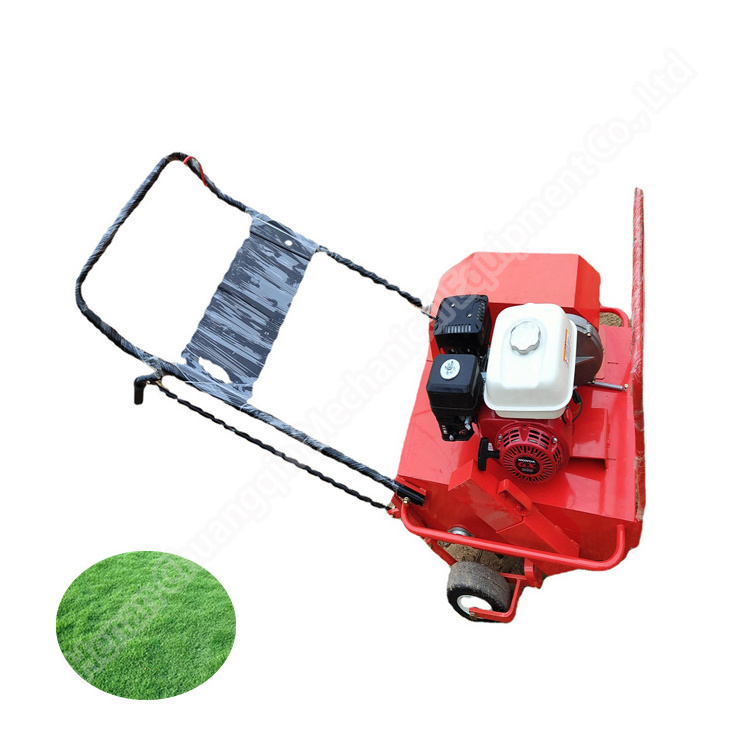 Permeate Water Gasoline Engine Puncher Protecting Aerator garden Machinery Aeration Machine hand Push Lawn Punching Equipment