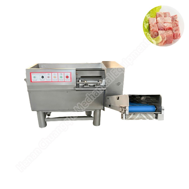 400kg/h meat cutter beef dicer machine frozen industrial frozen meat dicing machine automatic meat cuber