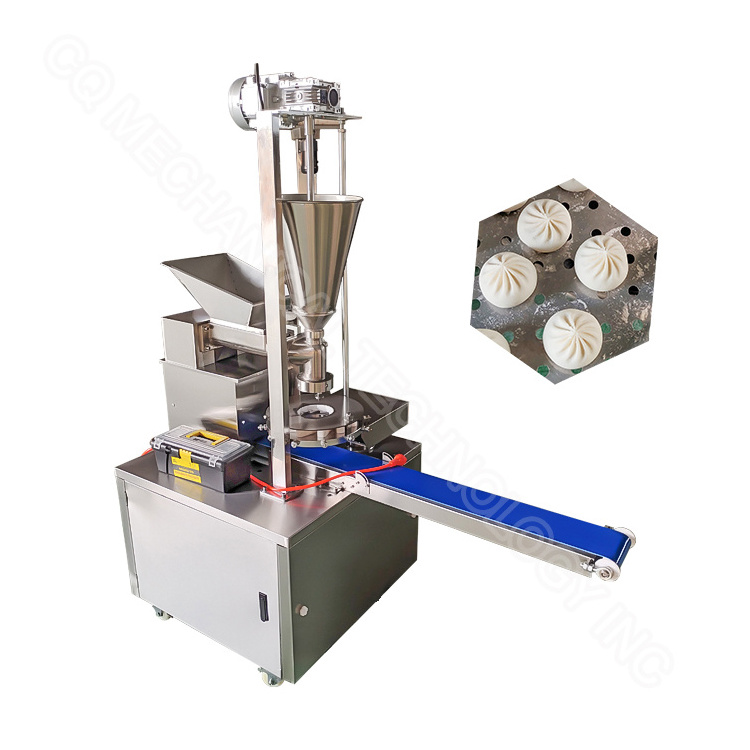 Stainless steel steamed bun making machine hot sale chinese automatic momo making machine steam bun momo making machine