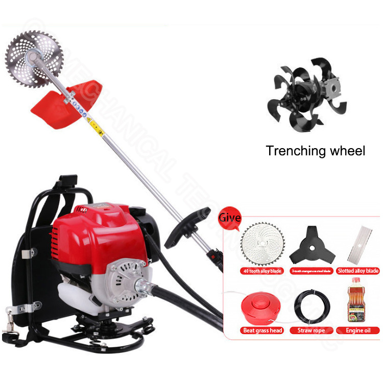 Four stroke lawn tractor mower weeder cultivator manually operated rice weeder agriculture weeding machine