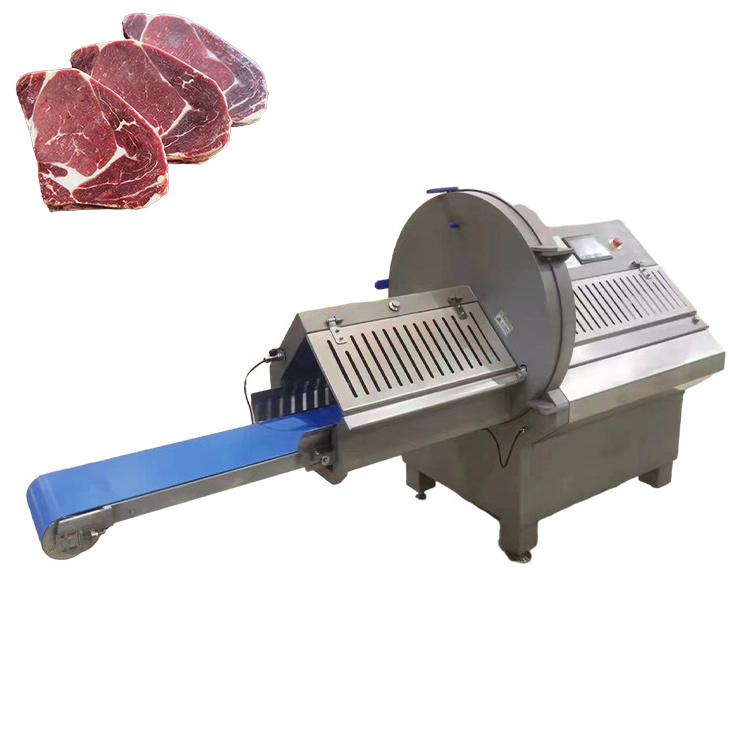 Horizontal Chicken Breast Slicing Slicer Machine frozen Meat Chopper