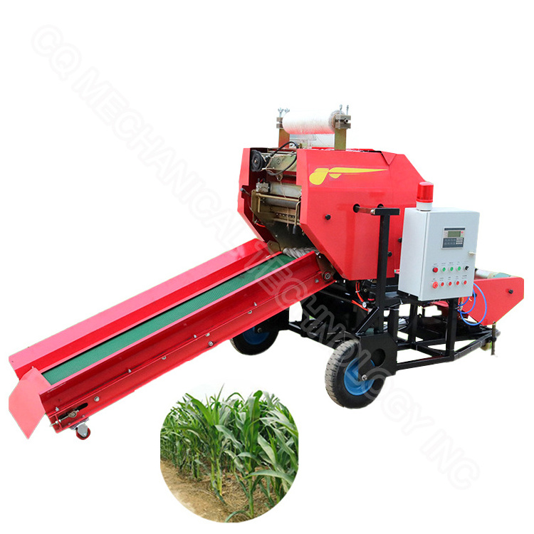 Round machine hay straw square baler