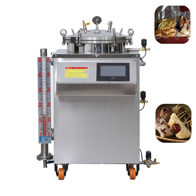 Portable water treatment food sterilization Autoclave Industrial Glass Bottle High Temperature Sterilizer Autoclave