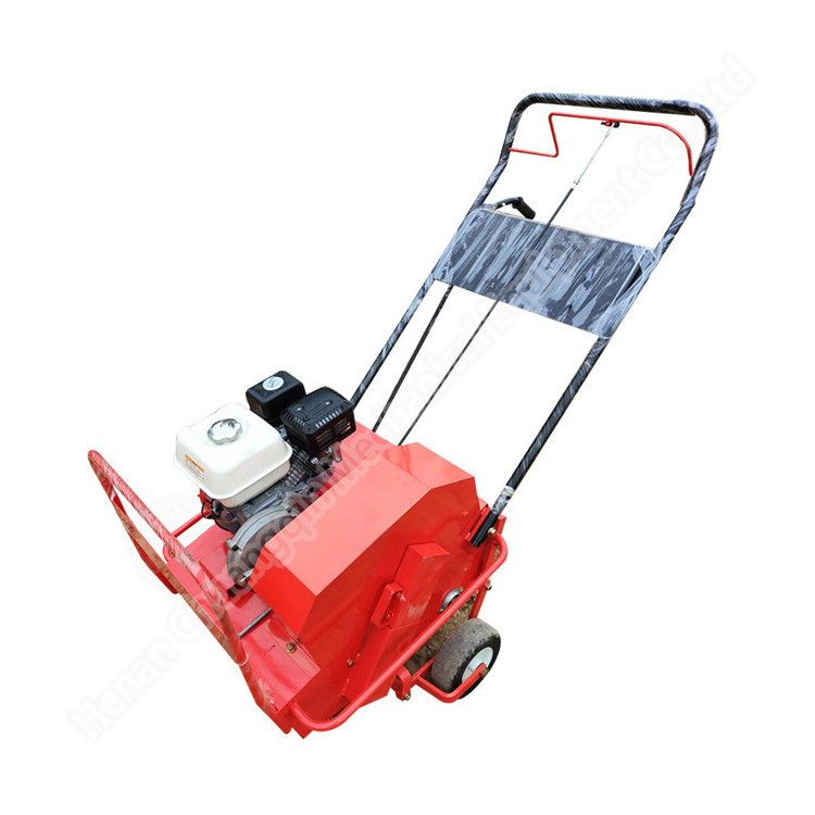 Permeate Water Gasoline Engine Puncher Protecting Aerator garden Machinery Aeration Machine hand Push Lawn Punching Equipment