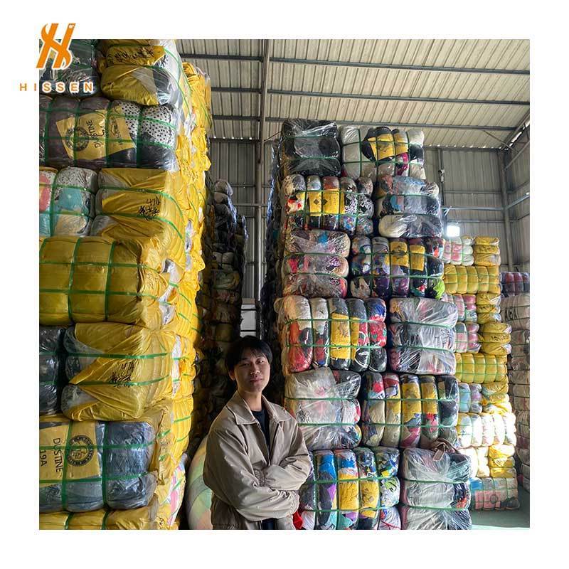 HISSEN Quality Shipping Bales Children Foreign Flannel First Hand Import Supplier Used Clothes/ Balles