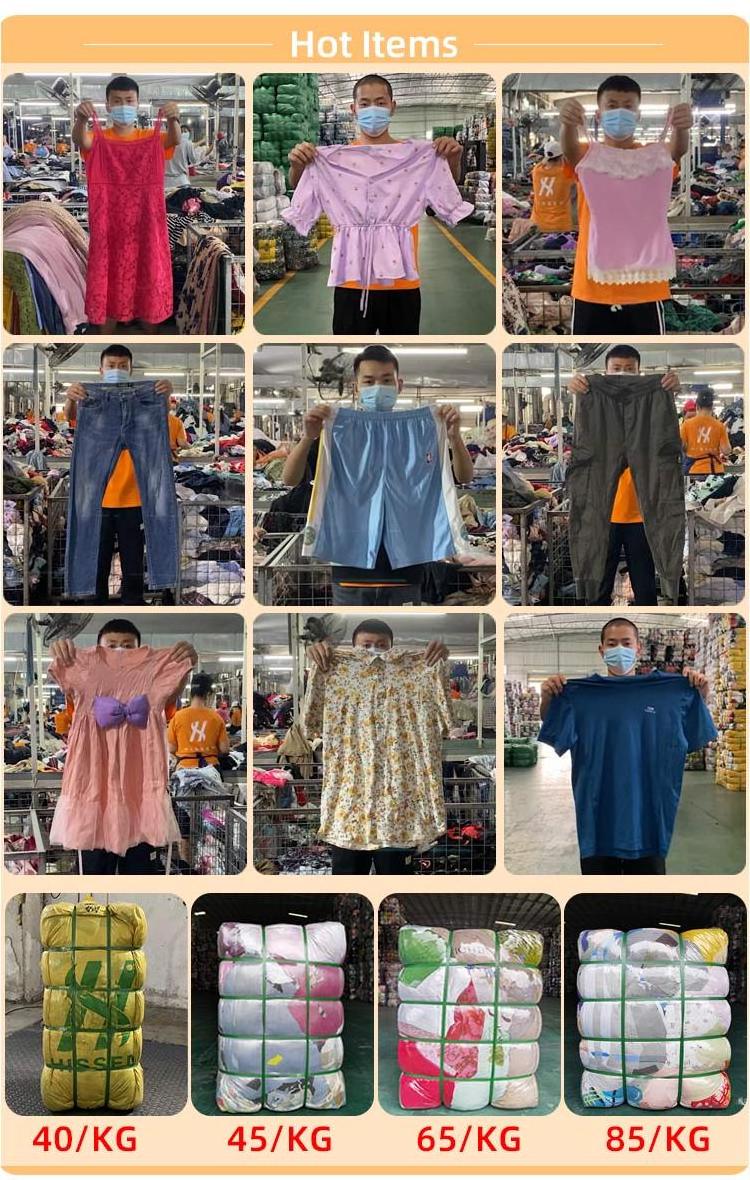 Used woman clothing ukay ukay Korean Bales factory 100Kgs Vip Dress Japan used clothes