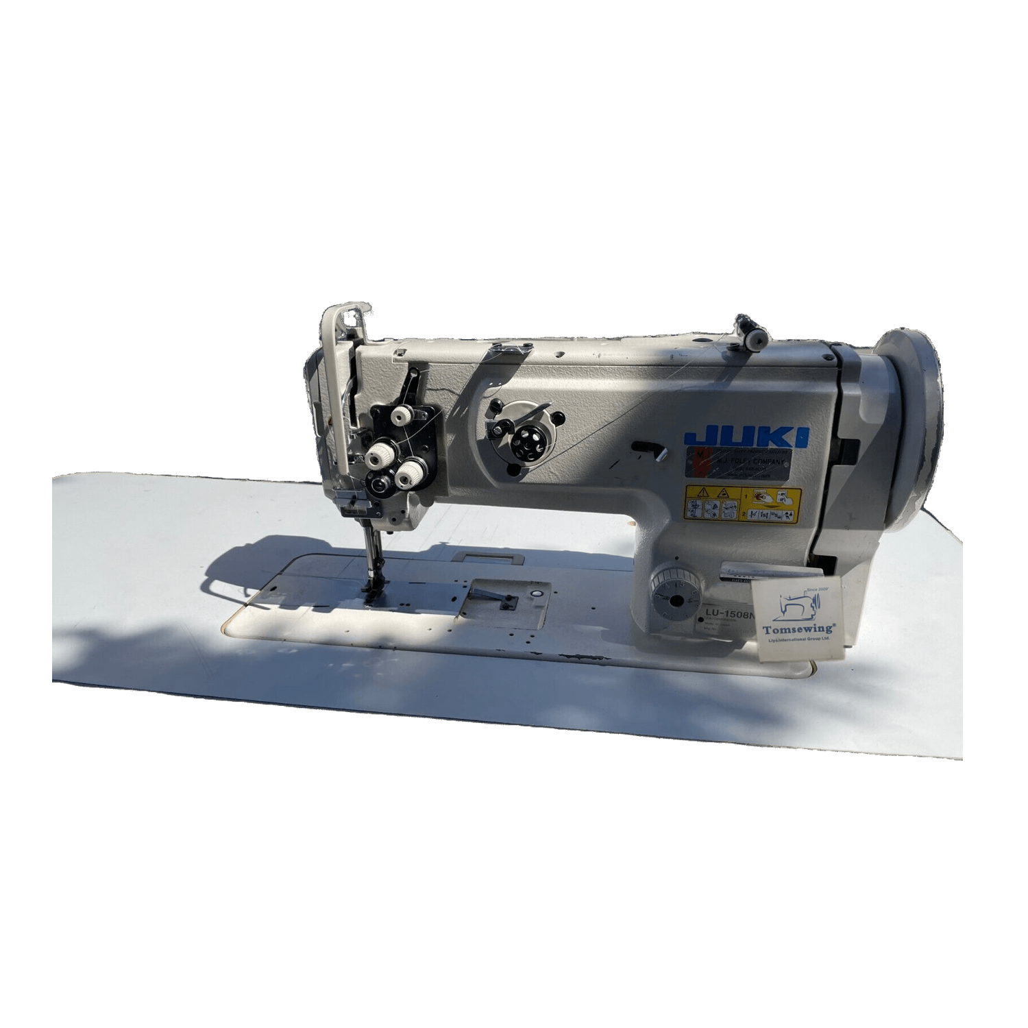 Japan used juki-lh 1508 compound feed walking foot sewing machines maquina de coser usada China Tomsewing