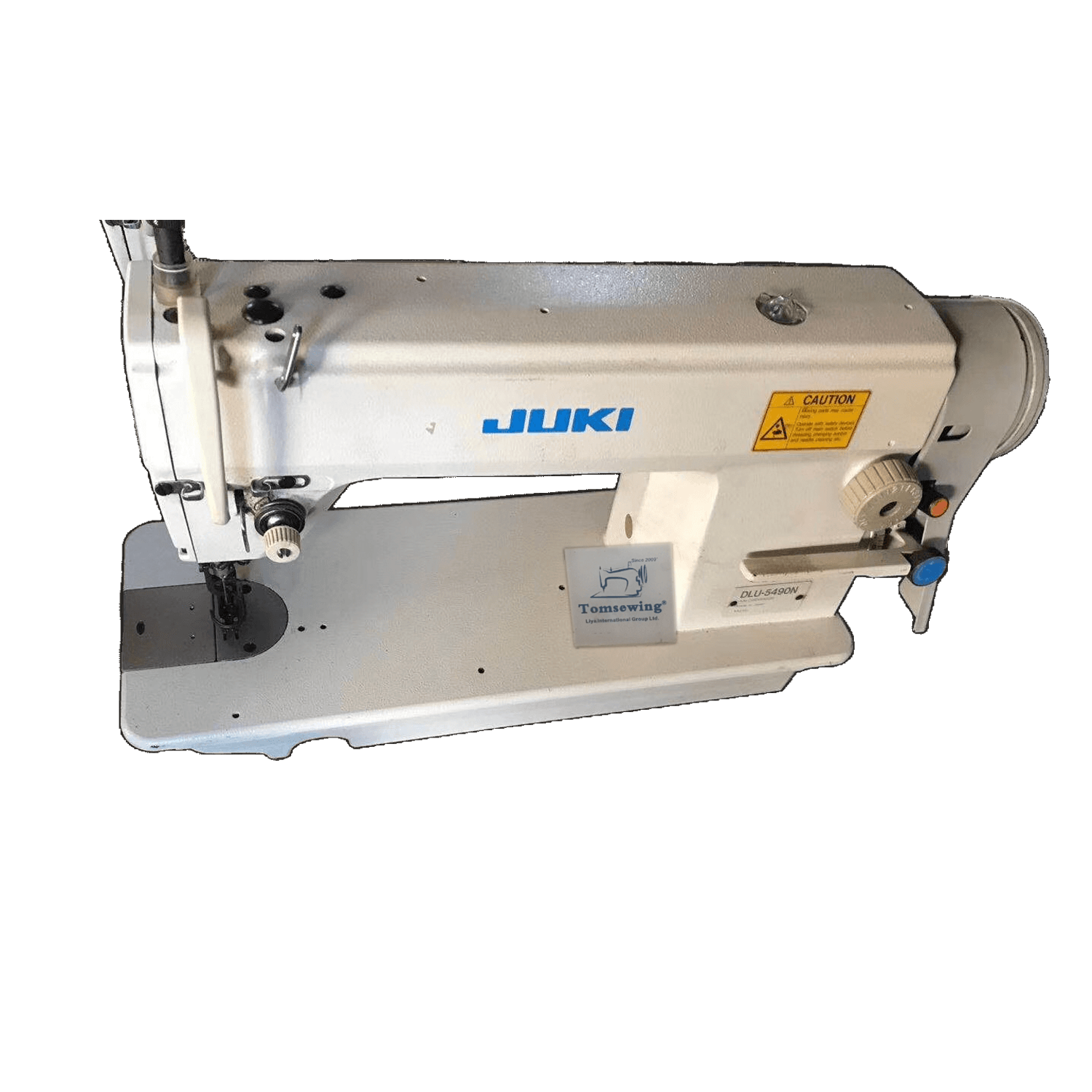 Japan Used Compound Triple feed walking foot industrial sewing machines leather  for JUKI-DLN 5490 China Tomsewing