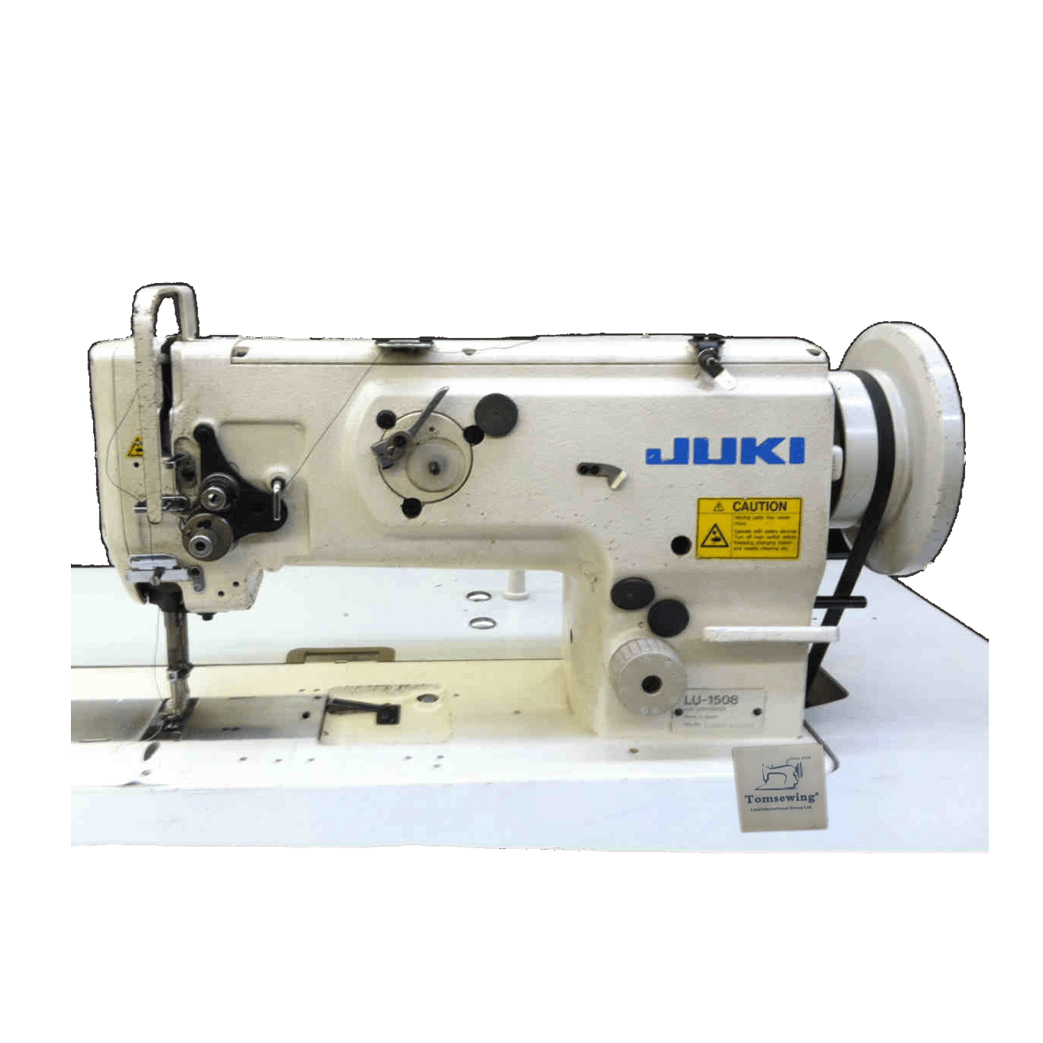 Japan used juki-lh 1508 compound feed walking foot sewing machines maquina de coser usada China Tomsewing