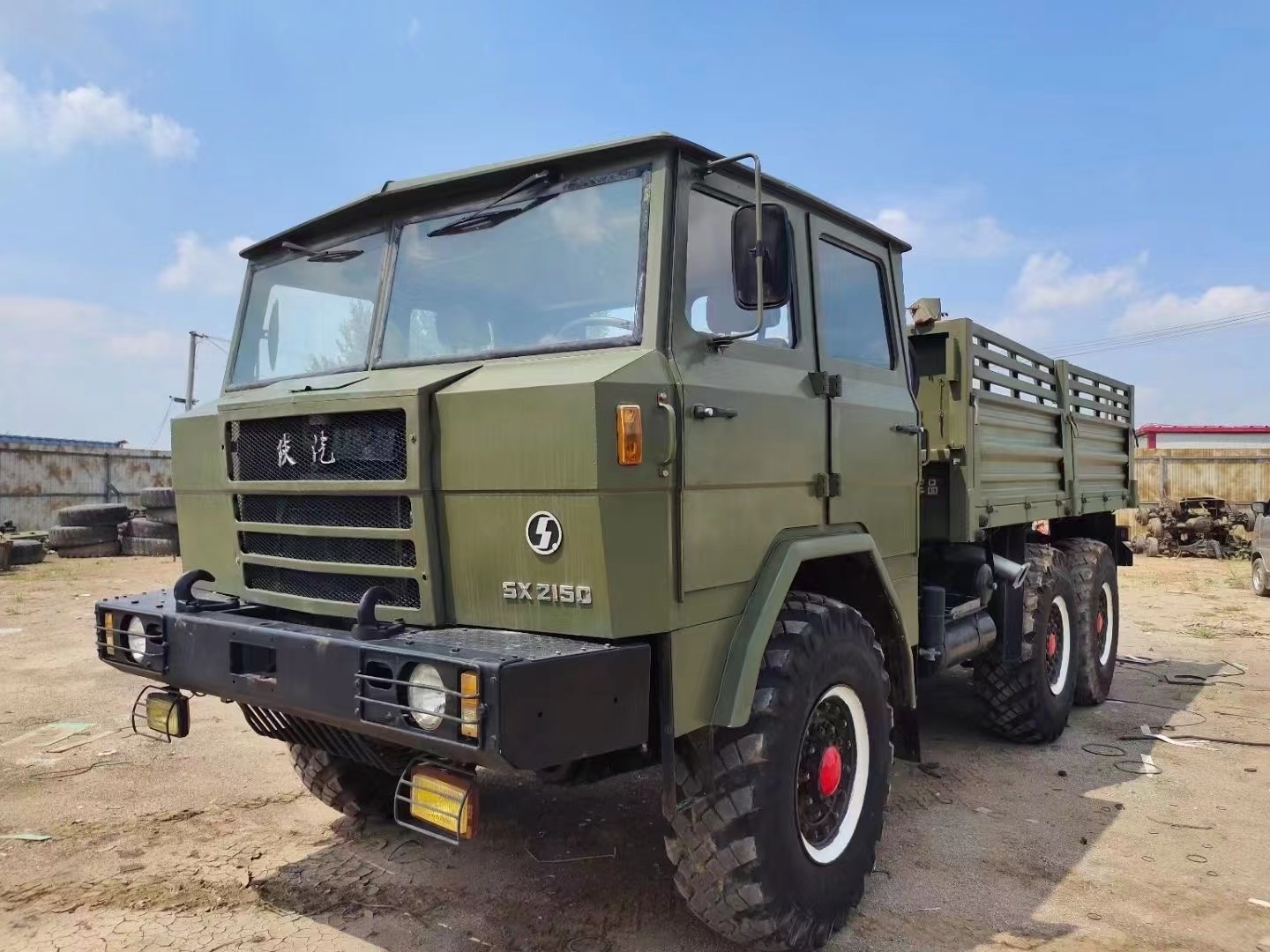 Newly Used Powerful Mining Mountain Rain Agriculture Hill 260hp Euro II Diesel Off Road Full Wheel Drive Dump Truck 6x6 Tipper