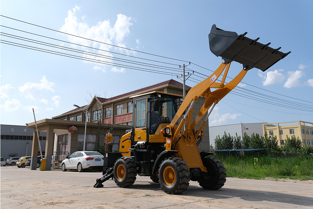 Diesel Mini Loader Backhoe small garden tractor wheel loader backhoe for sale in Zambia Nigeria