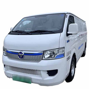 used FOTON mini  Van transport truck long axle high roof 4 doors 2 seats 116HP pure electric sliding door