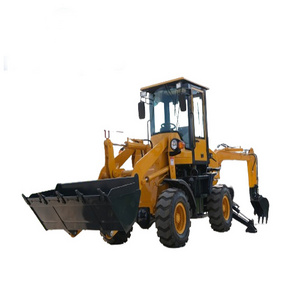 Diesel Mini Loader Backhoe small garden tractor wheel loader backhoe for sale in Zambia Nigeria