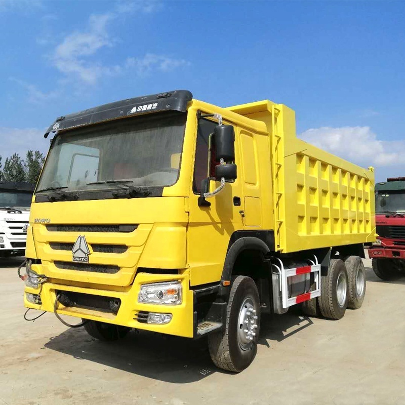 Used HOWO Dump Truck 10 wheels 50 Ton Capacity Sino Tipper Truck for sand mining