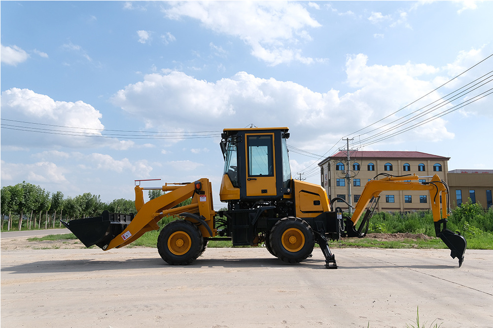 Diesel Mini Loader Backhoe small garden tractor wheel loader backhoe for sale in Zambia Nigeria