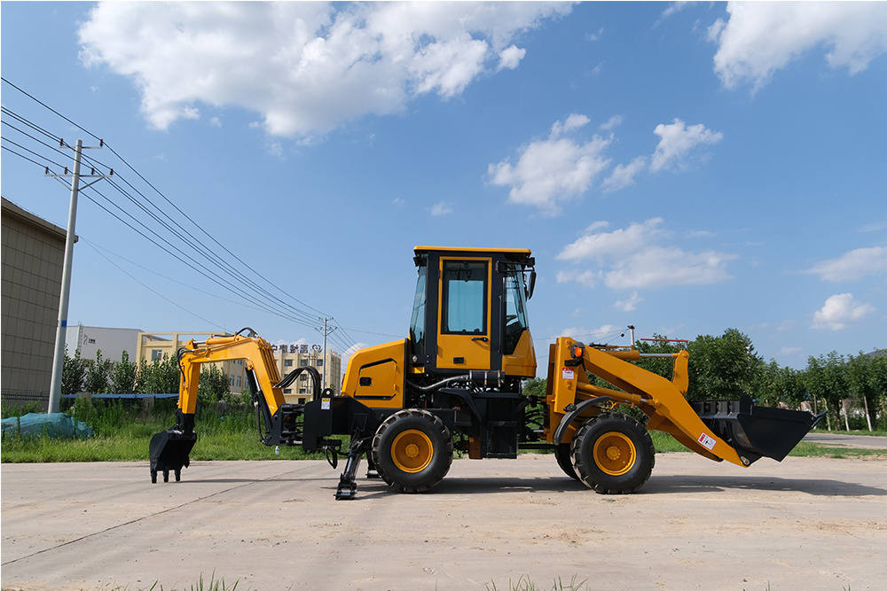 Diesel Mini Loader Backhoe small garden tractor wheel loader backhoe for sale in Zambia Nigeria