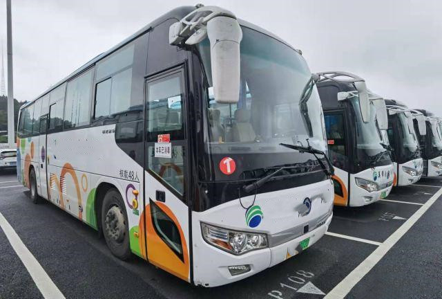 Electric Coach Bus SLK6118 Shenlong Bus Custom Coach 48seats Luxury Bus Seats 2018