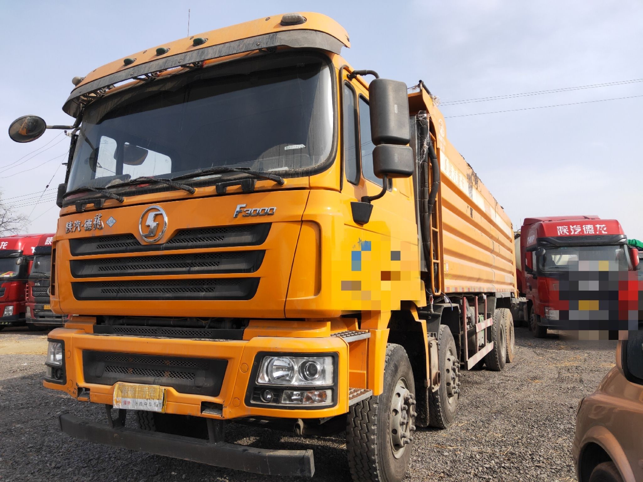 2020 Shacman Diesel Euro5 8*4 Heavy Duty 20T 380HP Manual Left Steering 8x4 Used Tipper Dump Vehicle Lorry Tipping Dumper Truck