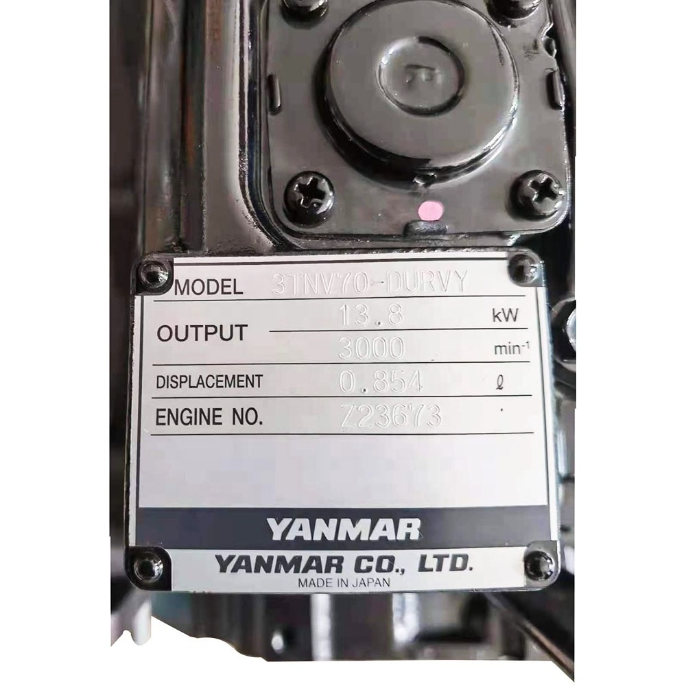 Yanmar Diesel Outboard 3TNV70 Motor For Machinery Engines, Yanmar 3 Cylinder Diesel Engine For Sale