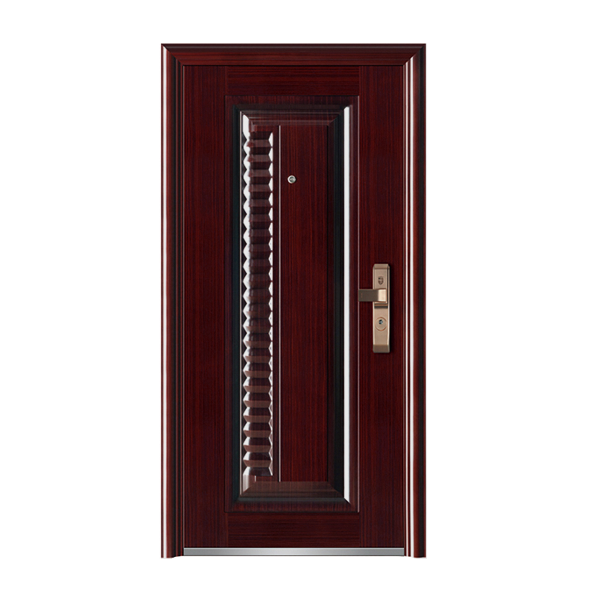 Novel Design Golden Supplier Cheap Steel Door Wrought Iron Antique Entry Door With Low Price Security Home Doors