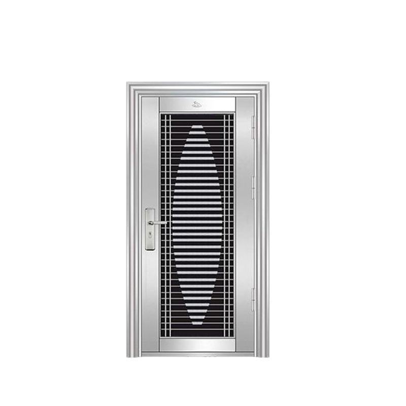 China Top Supplier Door Metal Steel Security Door SUS 304 Stainless Steel Single Entry Entrance Residential Door