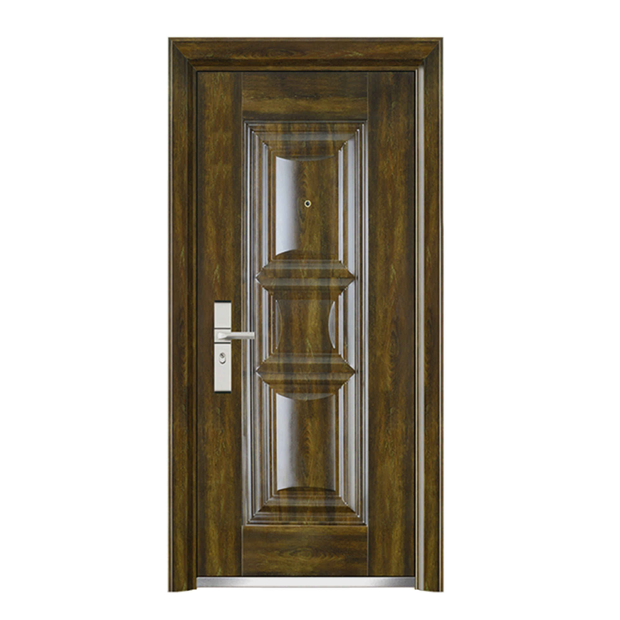 Novel Design Golden Supplier Cheap Steel Door Wrought Iron Antique Entry Door With Low Price Security Home Doors