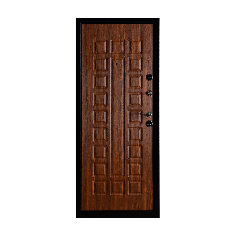 burglarproof hot sale worldwide commercial front door decoration Russia armed modern style custom-made