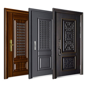 Supply Competitive Price Quality Security Doors Air Vent Door Anti-theft Steel Cold Rolled Sheet Single Main Door