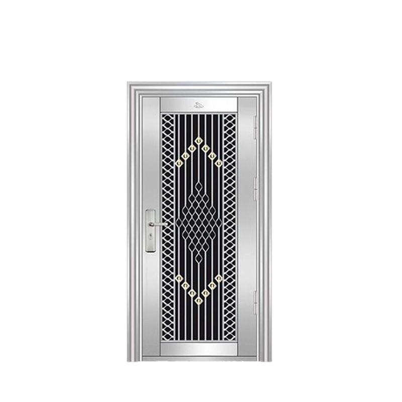 China Top Supplier Door Metal Steel Security Door SUS 304 Stainless Steel Single Entry Entrance Residential Door