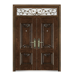 Specifications China Wholesale Steel Metal Door American Standard Security Exterior Door Oversized Entry Doors For Villa