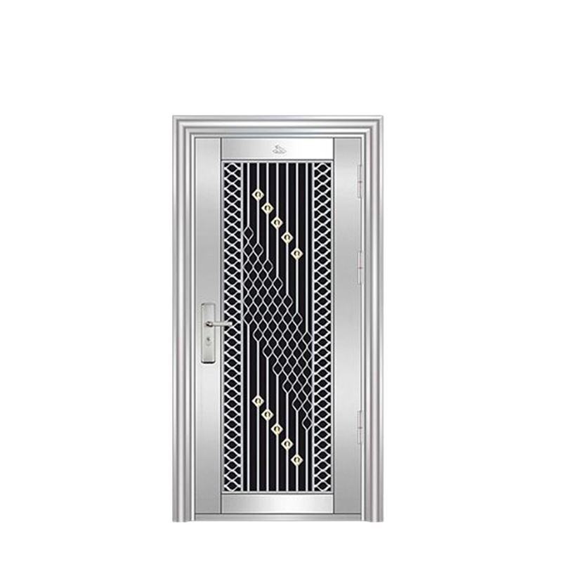 China Top Supplier Door Metal Steel Security Door SUS 304 Stainless Steel Single Entry Entrance Residential Door