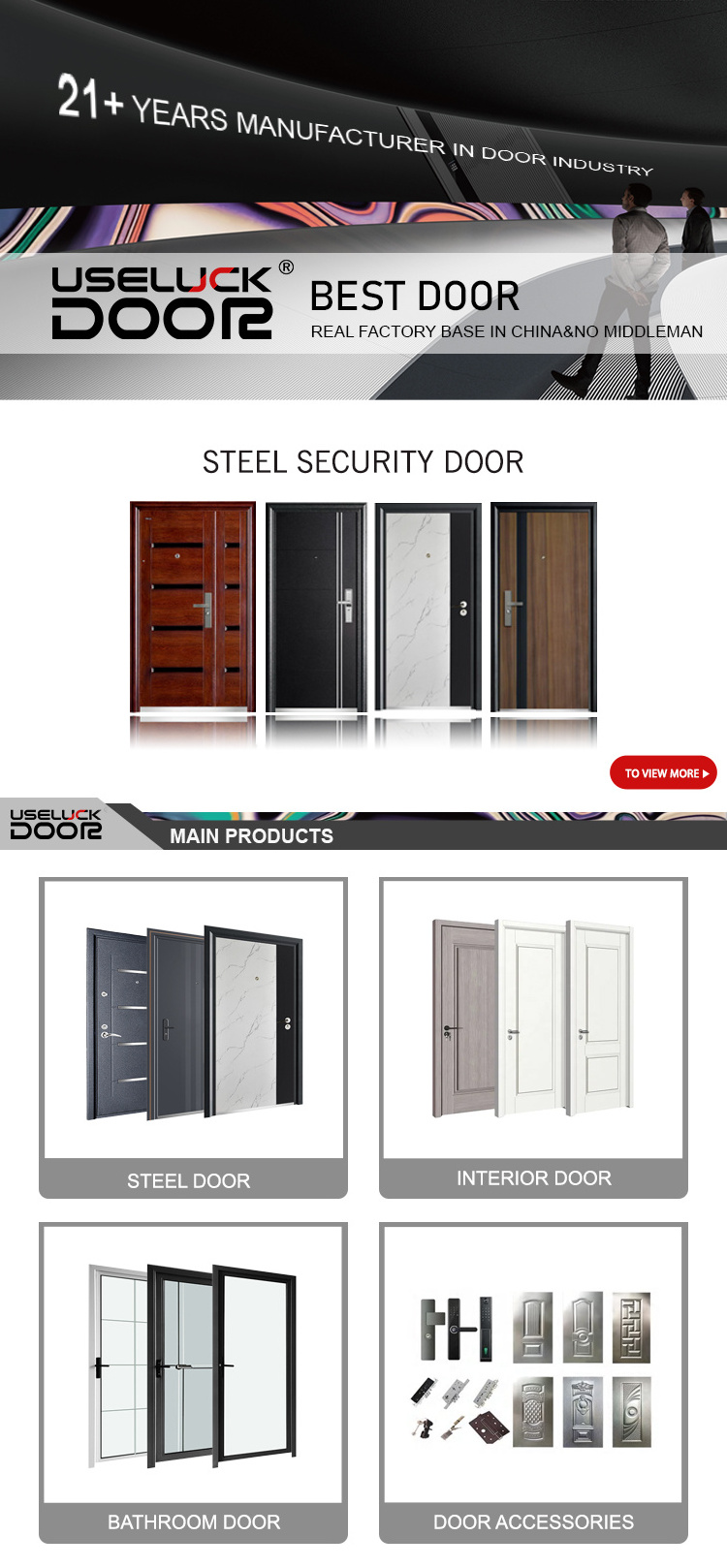 antitheft door Israel Security Door Hotel Entrance Doors Main Gate Design Single Anti-theft Steel Pivot Exterior