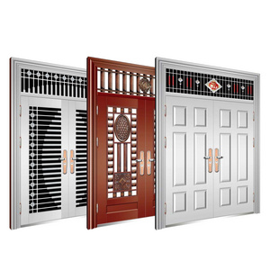 Manufacturer Direct Reasonable Price Stainless Steel Grill Door Design Exterior Security Stainless Steel Doors for Home